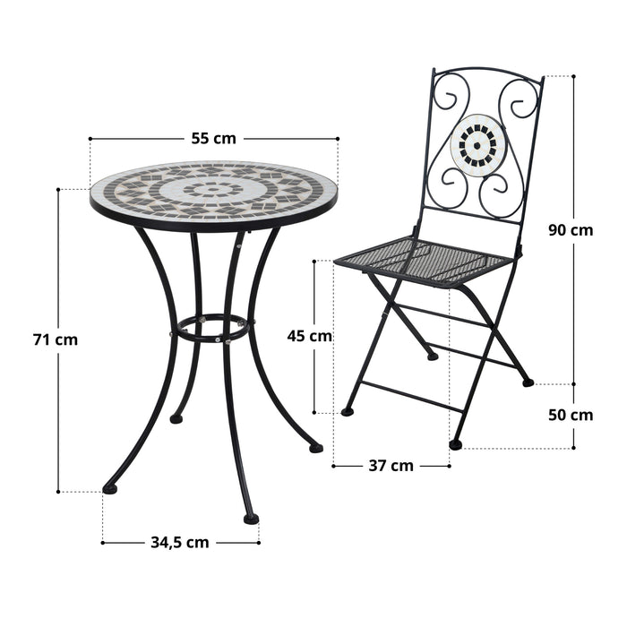 PARIS Bistro-Set Mosaik
