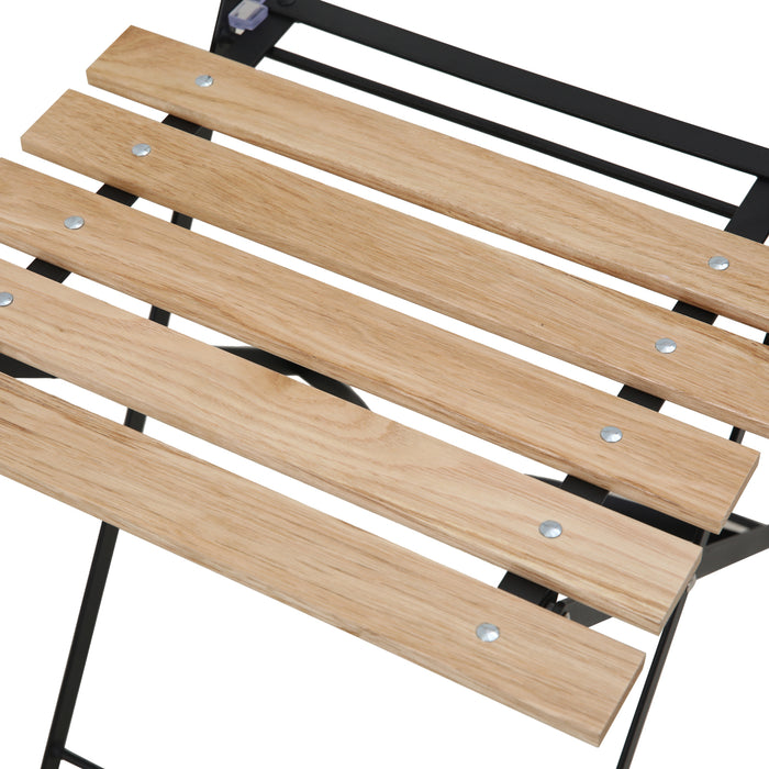 Bistro Set Metall Holz