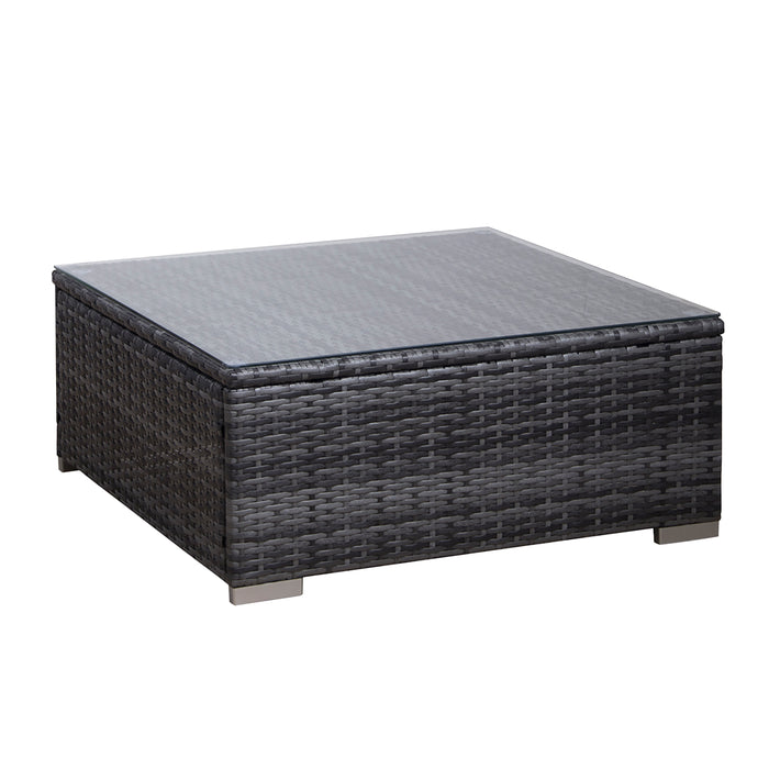 Set LUGANO + Abdeckhaube Grau