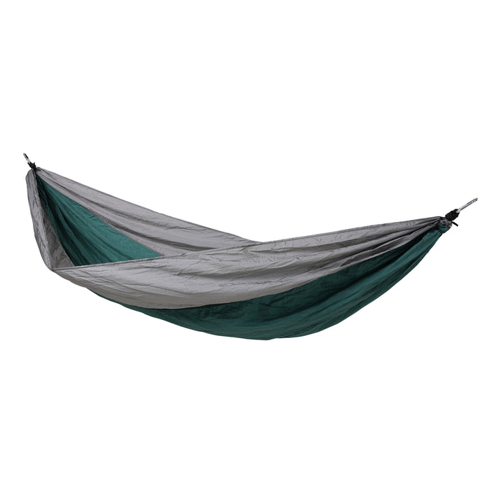SVITA Outdoor Camping Hängematte ultraleicht hellgrau grün