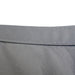 Nahaufnahme einer grauen Stoffnaht mit feiner Textur von Sonnensegel 3,6x3,6x5,1m