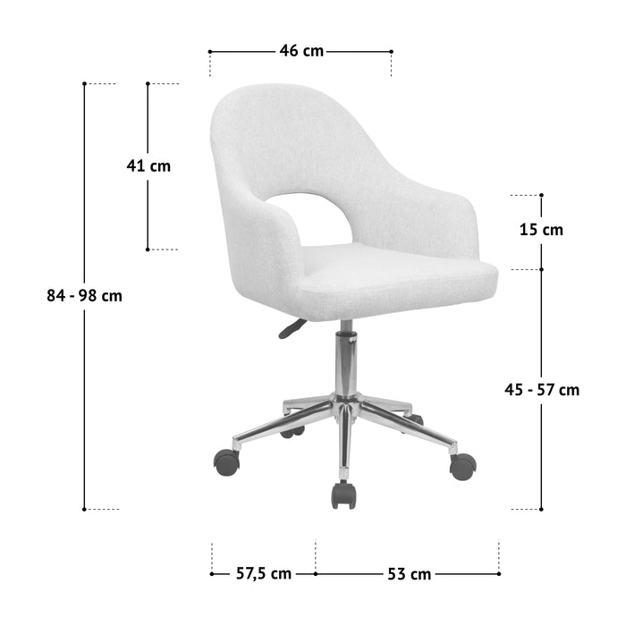 B-Ware KLARA Schreibtischstuhl Braun