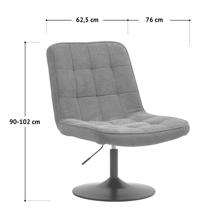 B-Ware HENRY Loungesessel Cord Beige