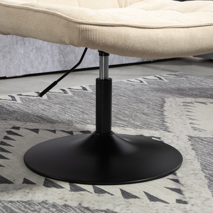 B-Ware HENRY Loungesessel Cord Beige