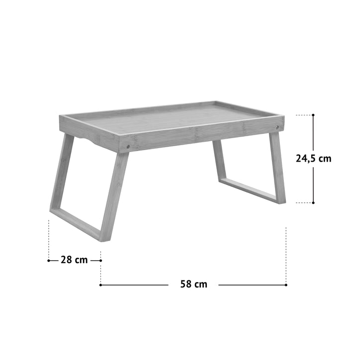  Bambus-Tablett Maße 58x28x24,5 cm