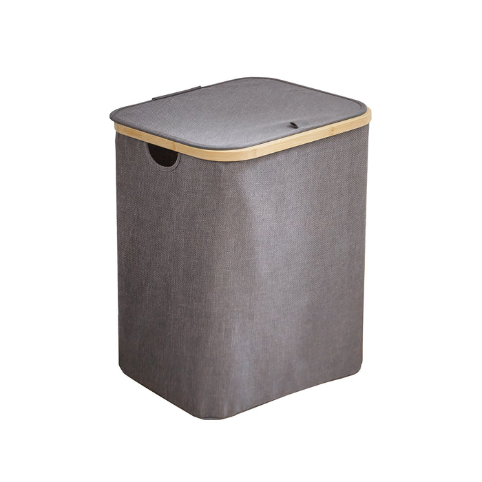 SADE Wäschekorb Bambus faltbar