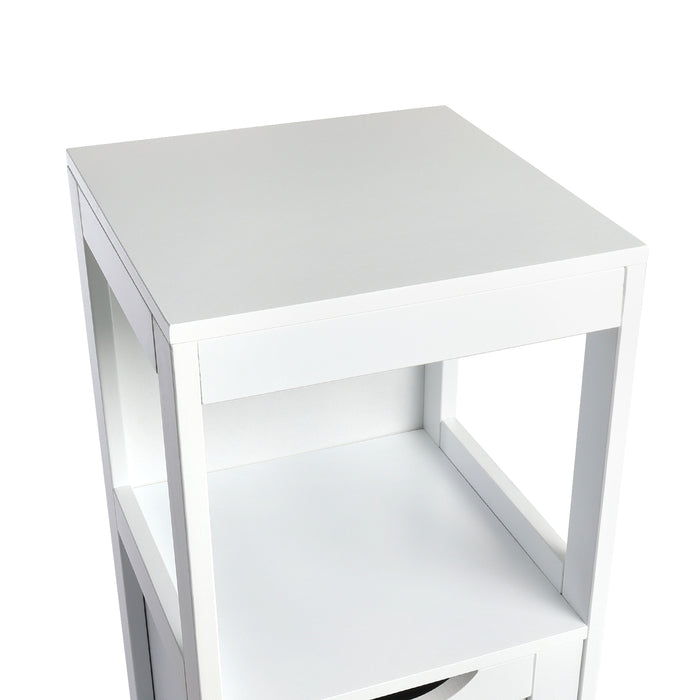 B-Ware LINTU Badregal Weiß