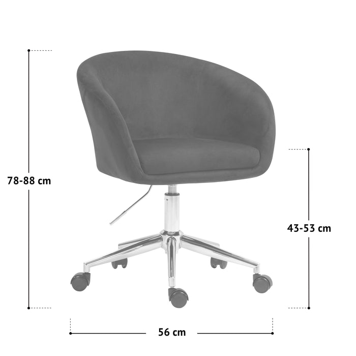B-Ware LOUISA Samt Blau