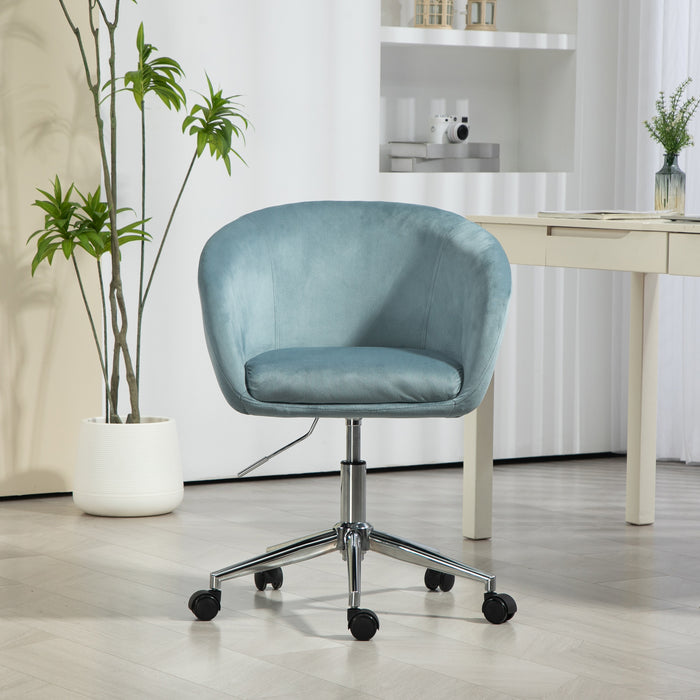 B-Ware LOUISA Samt Blau