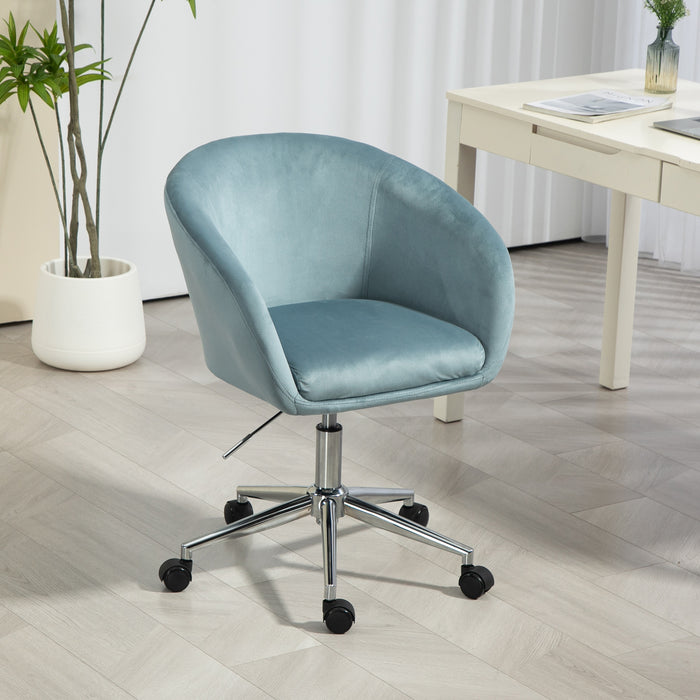 B-Ware LOUISA Samt Blau