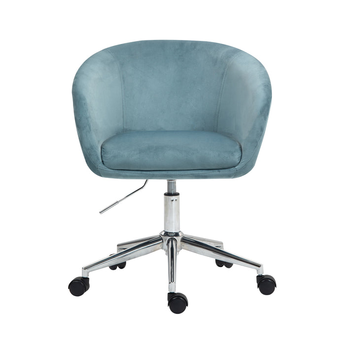 B-Ware LOUISA Samt Blau