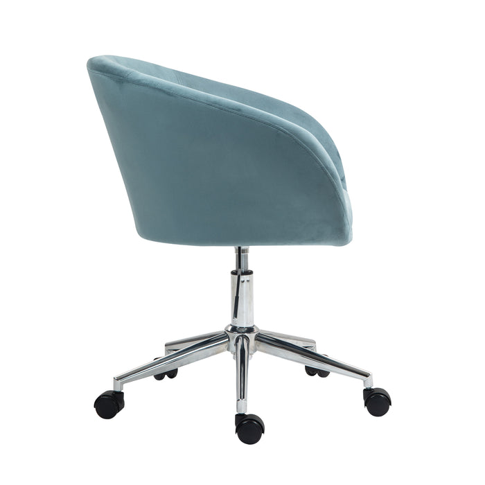B-Ware LOUISA Samt Blau