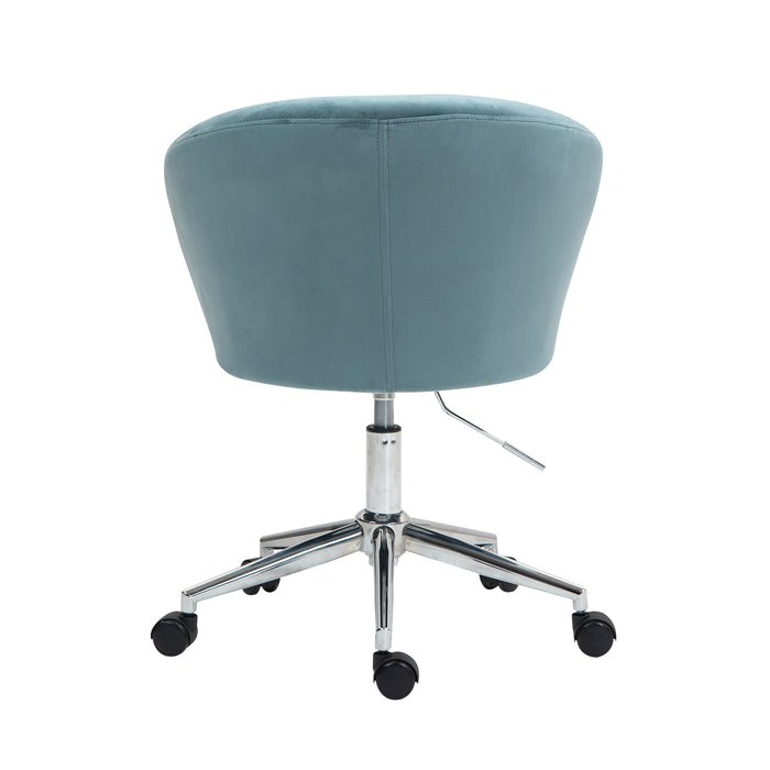 B-Ware LOUISA Samt Blau