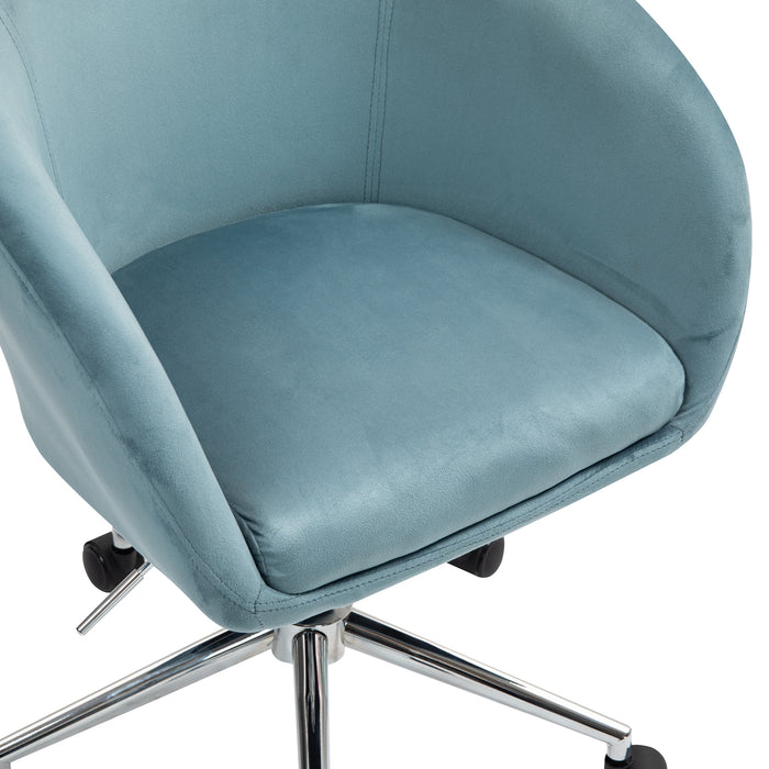B-Ware LOUISA Samt Blau