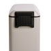 Taupefarbener Abfalleimer mit Deckel mit Softclose-Funktion