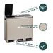 SVITA TM2X30L 3-fach Mülltrennsystem in Taupe, Illustration Hinweise luftdichter Verschluss, hochwertiges Material, optimal für Mülltrennung