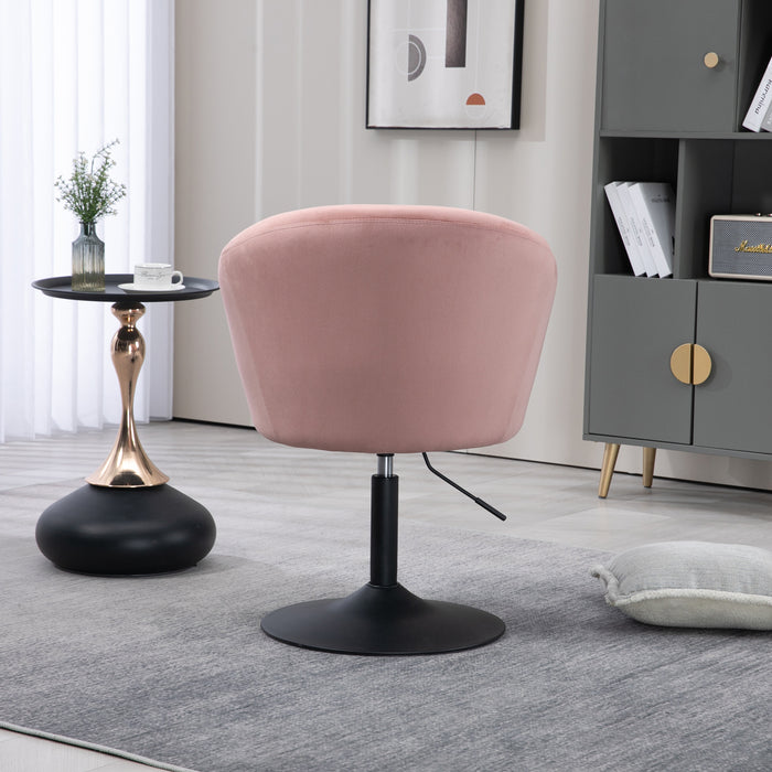 B-Ware JAMAIKA Loungesessel Samt Altrosa