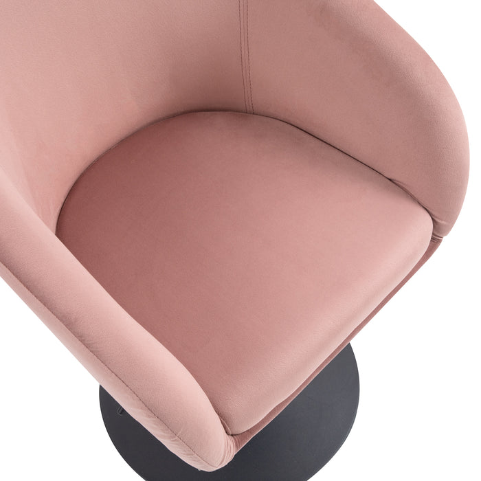 B-Ware JAMAIKA Loungesessel Samt Altrosa