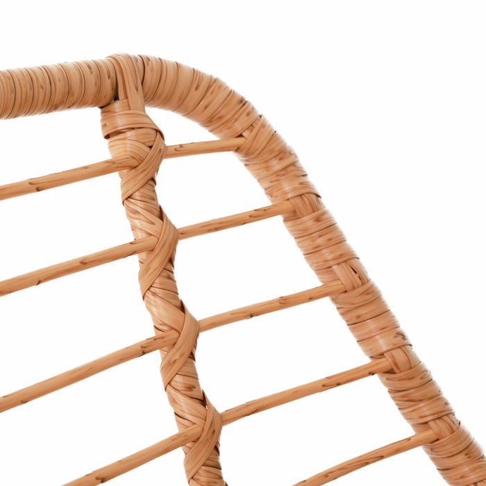 Nahaufnahme Geflecht aus Polyrattan