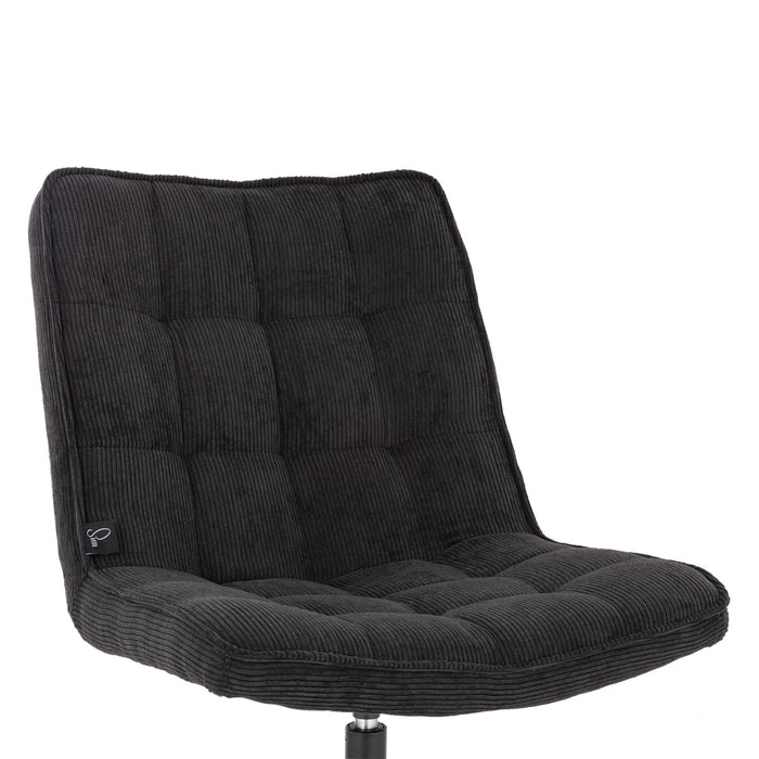 B-Ware HENRY Loungesessel Cord Schwarz