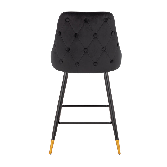 B-Ware ALEX 2er Set Barhocker Schwarz