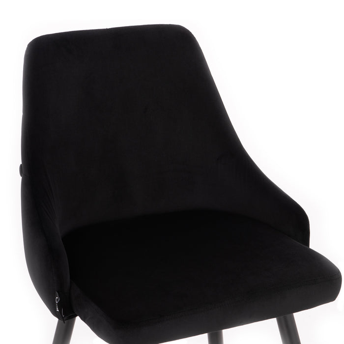 B-Ware ALEX 2er Set Barhocker Schwarz
