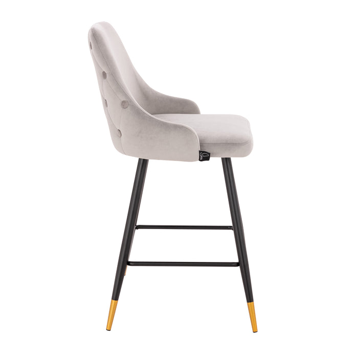 B-Ware 2er Set ALEX Barhocker Grau