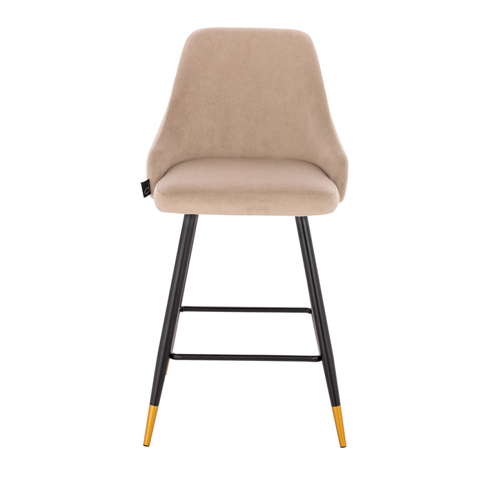 B-Ware ALEX 2er Set Barhocker Taupe