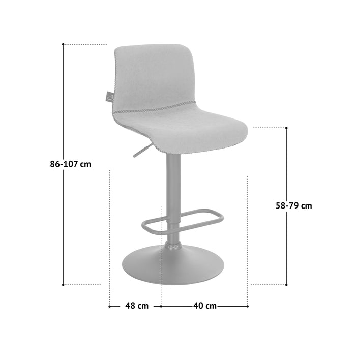 ALFIE 2er Set Barhocker