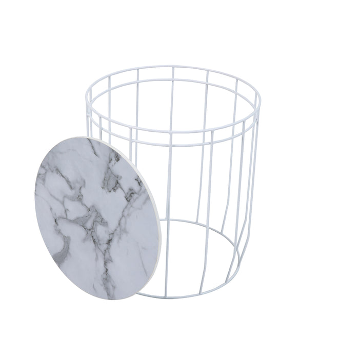 B-Ware PASI Beistelltische Weiß