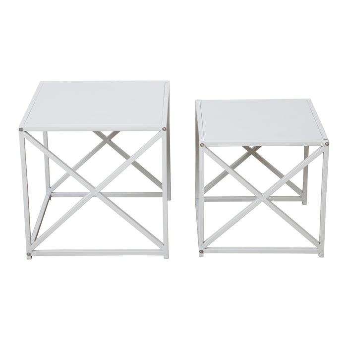 B-Ware GEMO 2er Set Beistelltische Schwarz