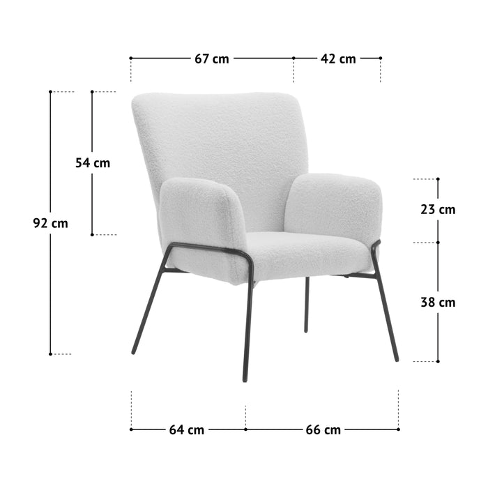 B-Ware FREIA Sessel Weiß