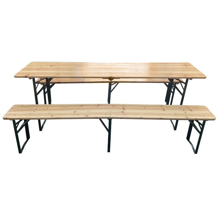 Bierzeltgarnitur 220cm klappbar