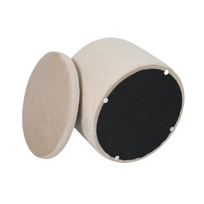 B-Ware AMBER Samt Beige