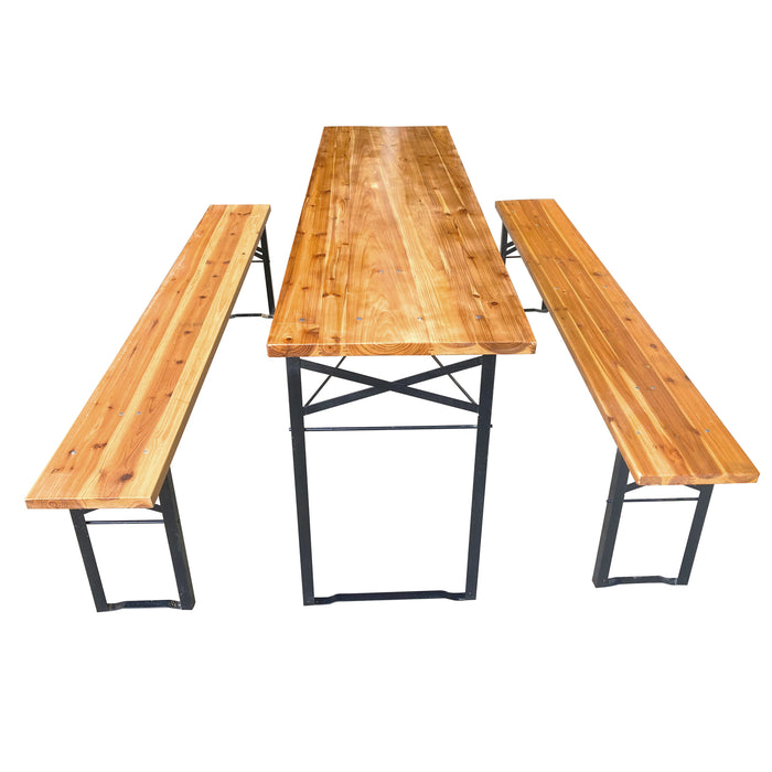 B-Ware Bierzeltgarnitur Holz
