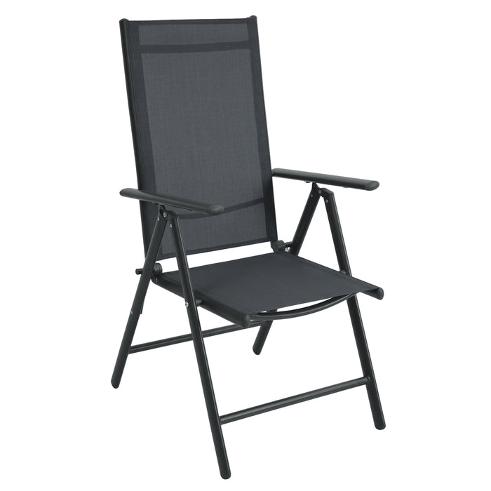 2er Set Gartenstühle Alu
