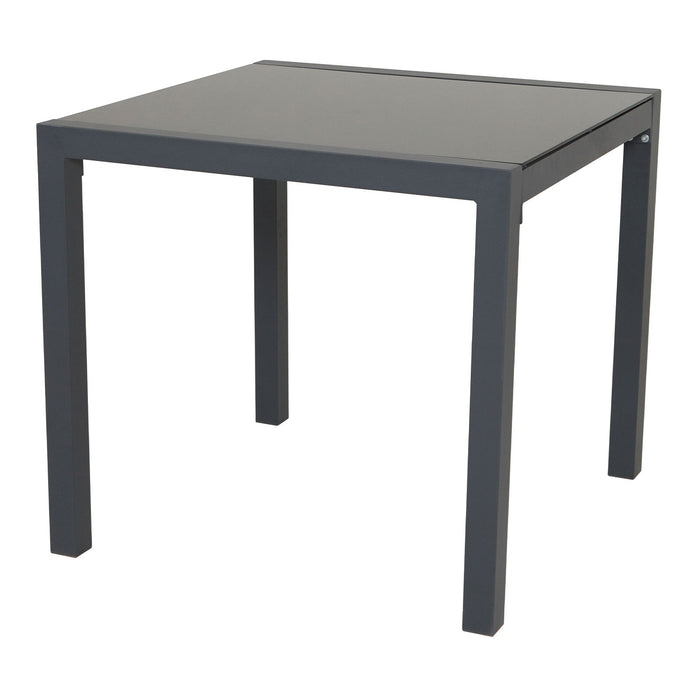 Gartentisch Aluminium/Glas