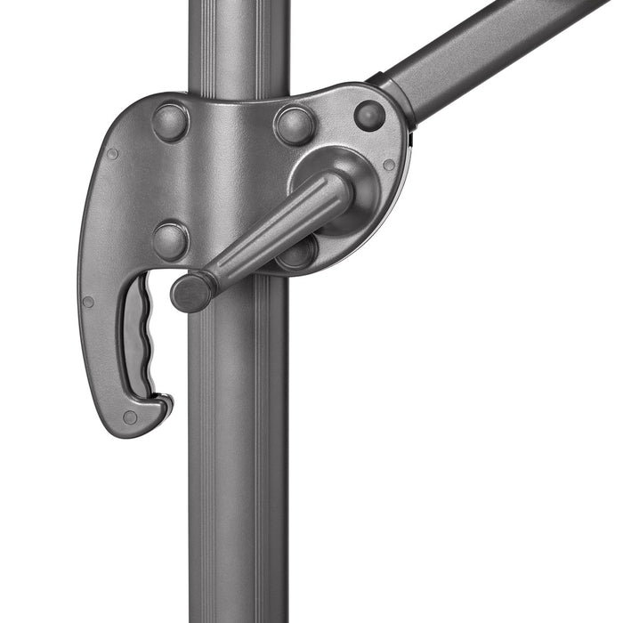Ampelschirm aus Aluminium