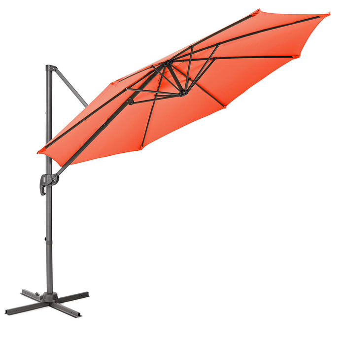 Ampelschirm aus Aluminium