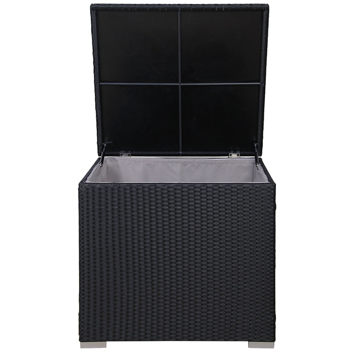 Auflagenbox Polyrattan Gartenbox Erweiterung Kissenbox LUGANO CALIFORNIA