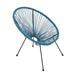 BALI Balkonset Sessel - blau