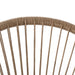 BALI Balkonset Sessel Detail Polyrattan-Geflecht - braun