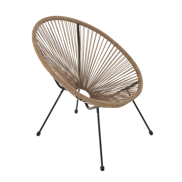BALI Balkonset Sessel - braun