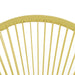 BALI Balkonset Sessel Detail Polyrattan-Geflecht - gelb