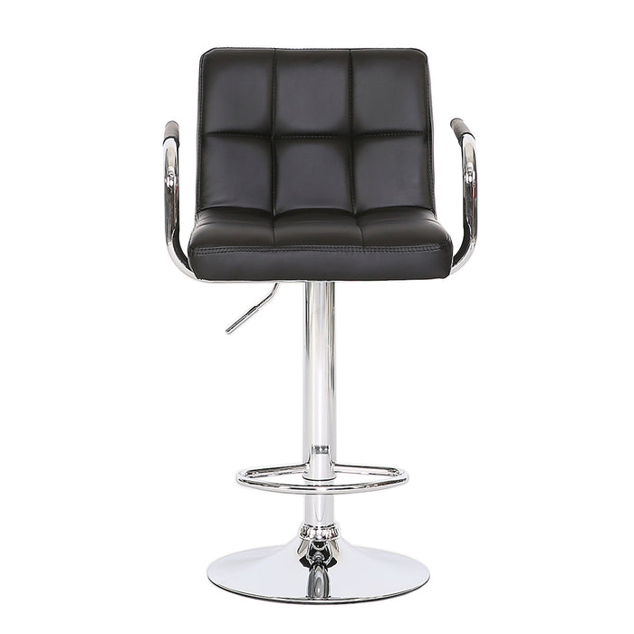 2er Set Barhocker mit Armlehnen Kunstleder