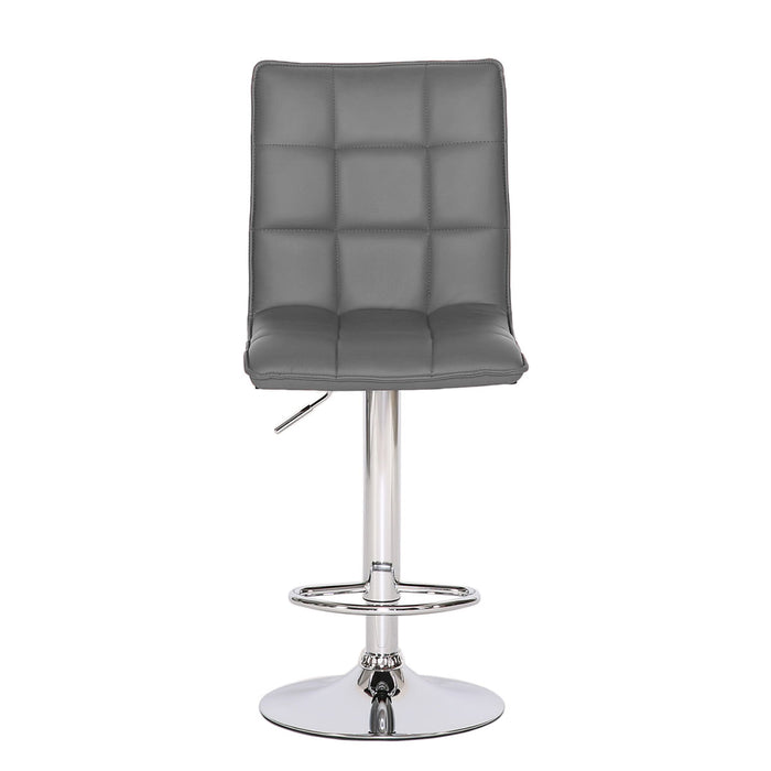2er Set Barhocker gesteppt Kunstleder
