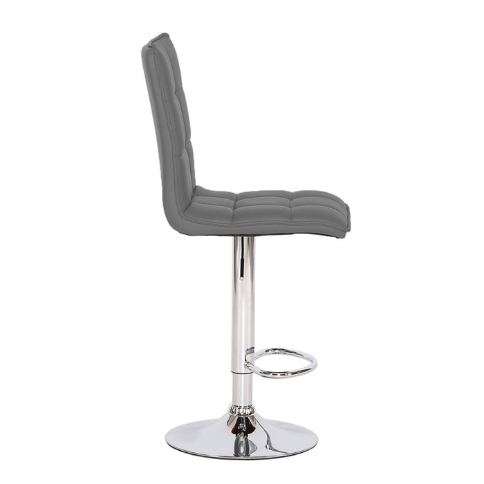 2er Set Barhocker gesteppt Kunstleder