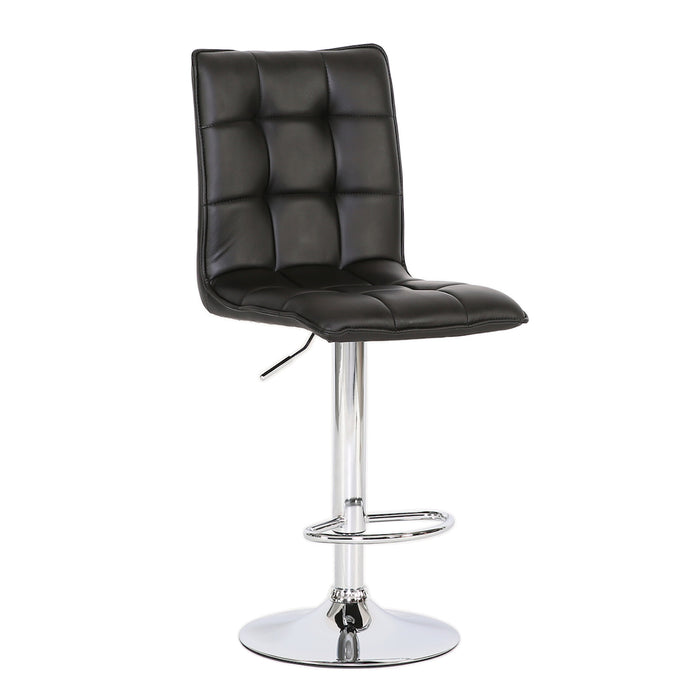 2er Set Barhocker gesteppt Kunstleder