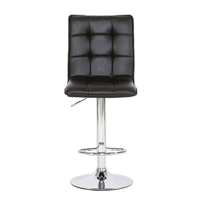 2er Set Barhocker gesteppt Kunstleder