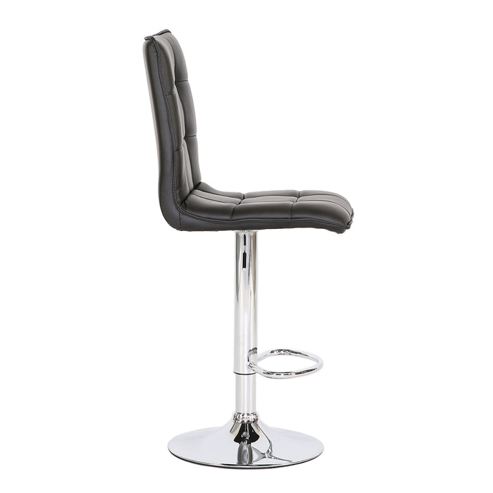 2er Set Barhocker gesteppt Kunstleder